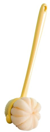 Rückenbürste, Körperpeeling, 39 x 9 cm, Borsten und für nasses oder trockenes Bürsten, langer Griff, doppelseitige Duschbürste für Männer, Frauen, Bad oder Dusche