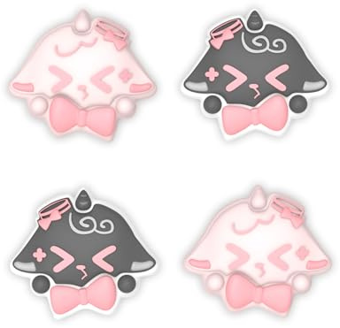 PlayVital Joystick Caps for Nintendo Switch/Lite/OLED, Joycon Thumb Grip Caps for Switch/Lite/OLED - Needy Sheep
