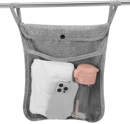 Einkaufstaschen, Kinderwagen Hanging Bag Einkaufsnetz Geteiltes Großes Kapazität Sichtbares Netz mit Montagegurt Leichter Aufbewahrungstasche Stroller Organizer MultifunktionsTasche für Babywagen
