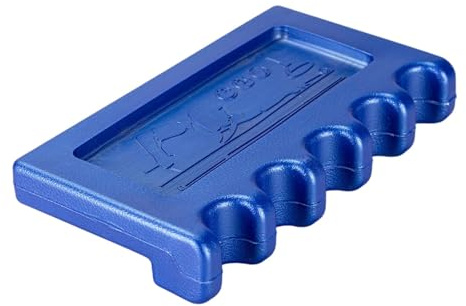 Qianly Porte-Queue de Billard Support de Queue Repose-Canne Rack à Queues Griffe à 5 Fentes en Polypropylène Antidérapant pour Salles de Billard et Amateurs