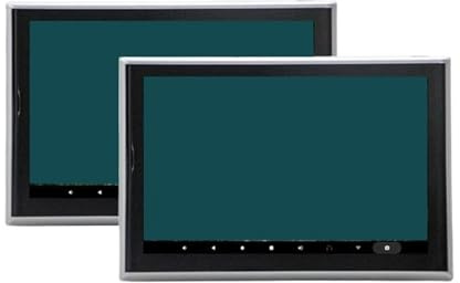 Monitor For Poggiatesta Da 10,1 Pollici, Tablet Multifunzione, Touch Screen, Lettore Video For Veicoli 4K, Mirror Link/WIFI/HDMI, TV For Auto Facile Da Installare Per I Viaggi(2 PCS 9 inch 2-32GB)