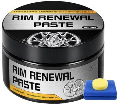Pâte d'entretien et de rénovation pour jantes (50 g) – Polish et rénovateur anti-rayures pour jantes en alliage (1Pcs)