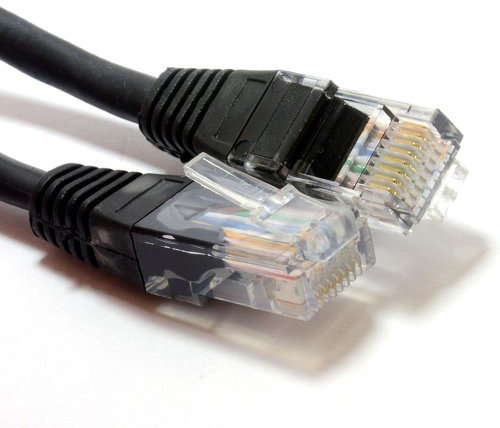 kenable Black Network Ethernet RJ45 Cat5E-CCA UTP PATCH 26AWG Cable Lead 5m