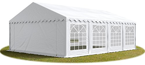 TOOLPORT Carpa para Fiestas Carpa de Fiesta 6x8 m Carpa de pabellón de jardín Lona PVC 700 N en Blanco Impermeable