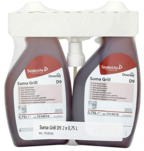 Suma Grill D9 Ofen- und Grillreiniger, 750 ml, 2 Stück
