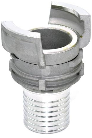 Demi raccord symétrique Guillemin, pompier, à douille annelée réduite à collerette - DN 80 x 76mm