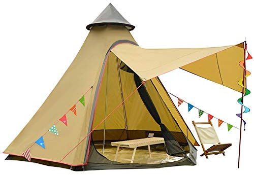 12'x10'x8'Dome Camping Tent 5-6 Person 4 Season Double Layers Waterproof Anti-UV Windproof Tents Family Outdoor Camping Tent