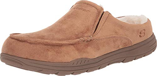 Skechers Herren 66444 Expected X Slipper Hausschuh, Hellbraun, 46 EU