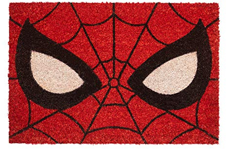 Grupo Erik Felpudo Spiderman - Felpudo Entrada casa Friki : Tapete Entrada casa, Decoracion hogar | Alfombra Exterior de Fibra de Coco Antideslizante e Impermeable (40x60cm)