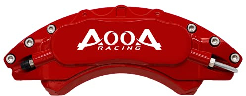 AOOA Coperchio Pinza Freno Coperchio Pinza Freno in Alluminio, 4 PCS 12 Colori Disponibili, Protezione Pinza Freno Adatto per la Maggior Parte delle Auto Coperture pinze Personalizzate