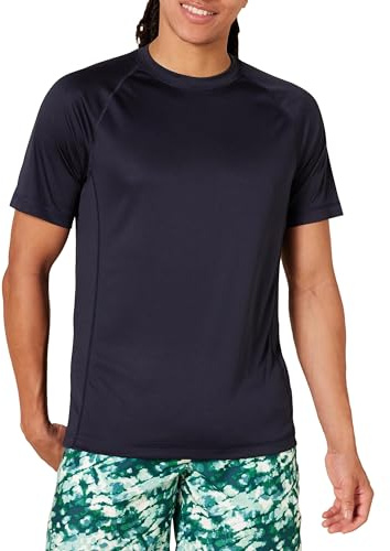 Amazon Essentials Maglietta da Nuoto UPF 50 Aderente A Maniche Corte e Ad Asciugatura Rapida Uomo