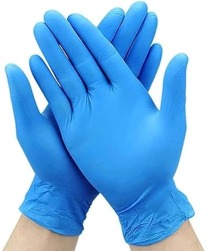 JB London] Multi-Purpose BLUE Vinyl Disposable Gloves | Powder Free | Latex Free | Food and Catering Purpose | Highly DURABLE | Highly Resistant to most household Chemical |Box of 100- (Xtra -Large)