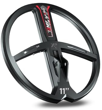 XP Metal Detectors 28cm-FMF-Spule mit Spulenabdeckung und unterem Schaft für den Deus II-Detektor - schnelle und gleichzeitige Mehrfrequenzspule von 4 bis 45 kHz! (D28FMF)