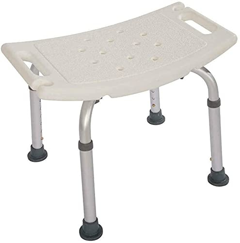 HAPPLiGNLY Sedili Imbottiti, Panca di Trasferimento, Sedie da Doccia per Anziani, Sedile di Aiuto Sedia da Bagno e Doccia Senza Schienale Sedile WC Antiscivolo Regolabile in Altezza Casa per
