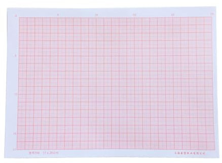vreplrse Carta millimetrata A4 Professionale per Varie attività grafiche Durevole per Lungo Tempo Carta Grafica a griglia Quadrata Carte millimetrate A4