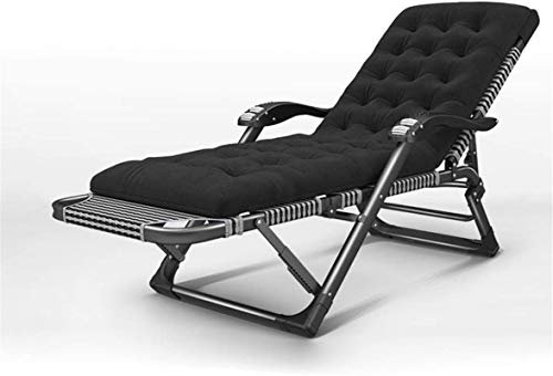 Leichte Terrassenstühle, Liege-Klappstuhl, Bett, Sonnenliegen, Zero-Gravity-Chaiselounges, Outdoor-Garten-Liegestuhl für Strand, Camping, Pool, unterstützt 200 kg (Farbe: + rosa Wattepad), bequem