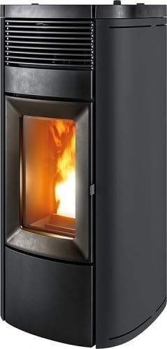 MCZ Musa Air M3 Pelletofen 10 kW Pellet Ofen Pellets Holzpellets Kamin Verkleidung Musa Metall Silber