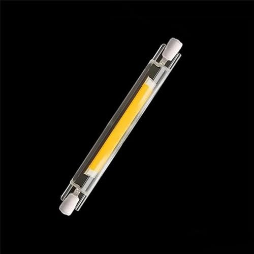 WYLIELAMSH R7S LED Dimmerabile Lampada COB Lampadina Tubo Di VetroSostituisci Lampada Alogena AC220 R7S 78MM 118MM 189MM Faretto A LED,Bianco Caldo,40W 118MM