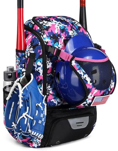 Nuyhgtr Baseball Bag, Baseball Backpack, Baseball Bag Youth, Bat Bags for Boys, Waterproof Baseball Backpack, Softball Bag, Adult Baseball Bag, Baseball Equipment Bag