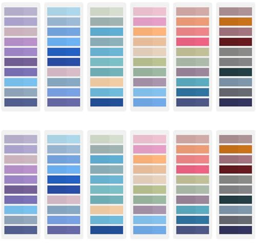 Wosyoodo 2400 Piezas Marcadores Adhesivos, 12 Estilos Sticky Notes, Pestañas Adhesivas de Colores, Notas Adhesivas Índices, Notas Adhesivas, Ideal para Libros, Oficina y Escuela