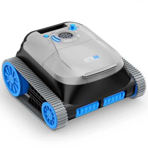 QP5 NIXBOT QP5 - Limpiador robótico de piscina, sistema de turbina de doble motor, para piscinas sobre el suelo y en el suelo con tecnología de navegación y escalada de pared