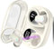 OYIB Bluetooth Kopfhörer Sport, 50 Std Kopfhörer Kabellos Bluetooth 5.4 mit HD Mic, 2025 Kopfhörer In Ear HiFi Stereo, Dual LED-Anzeige, IP7 Wasserdicht Ohrhörer mit Ohrhaken für Arbeit Sport Weiß