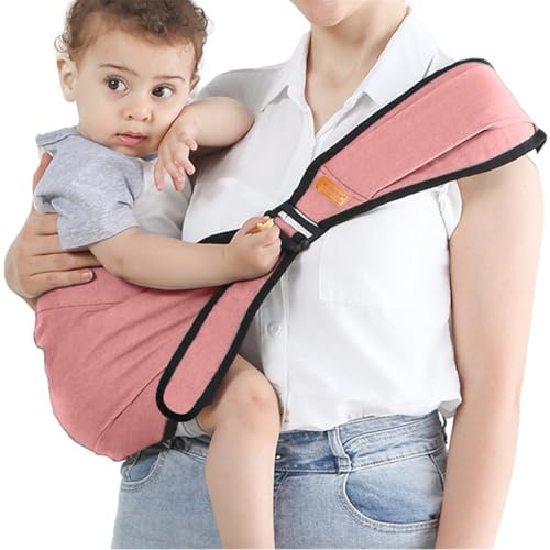 Ergonomische All-in-One Kindertrage – Rücken- & Schulterentlastung, schnelles An-/Ablegen, kompakt & verstellbar – Ideal für Eltern und Babys (3kg–30kg) im Alltag, beim Einkaufen & auf Reisen