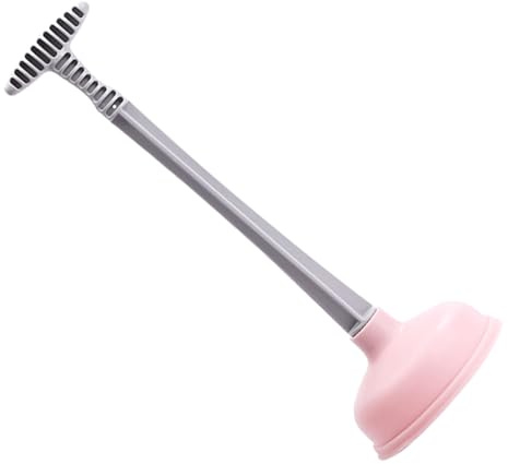 Toiletten Pümpel aus Gummi und Abs für Verstopfungen, Rosa