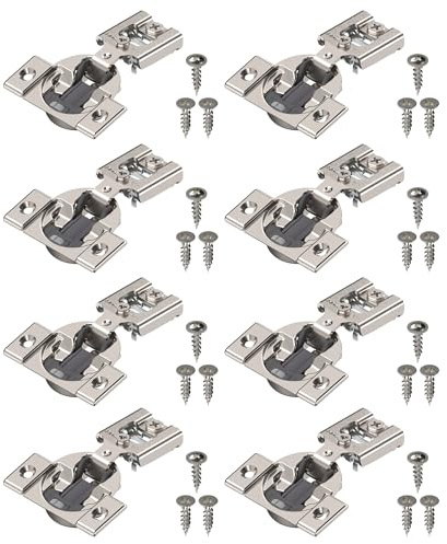 Blum Blumotion Scharnier, kompakt, Soft-Close, 1,27 cm, Nickel-Finish, 8 Stück