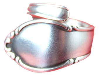 Besteck Schmuck Ring, ca. 58 (18,5) Ring aus Besteck