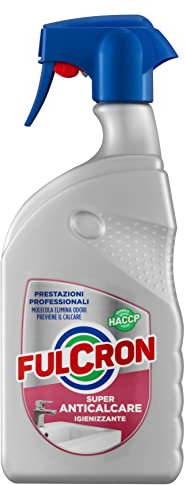 FULCRON 2563 Super Anticalcare 750 ml, Detergente Superfici, Rimuove Incrostazioni di Calcare, Rimuove Germi e Batteri, Bagno e Cucina, Superfici Brillanti