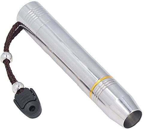 Torcia LED Tascabile in Acciaio Inossidabile - Rilevatore di Luce per Identificazione Gioielli, Pietre Preziose e Diamanti, Analisi della Giada