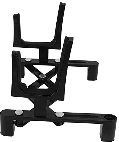 Faltbarer Geigenständer, ABS-Metallschaftschutz, einfach zu bedienen, harmlose Geigenklapphalterung, hervorragende Leistung für Mandoline für Arbeiten im Innenbereich(Schwarz)