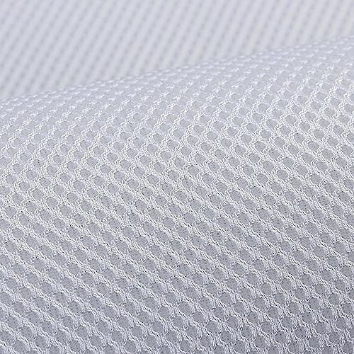 1 x 1,6 m - Tissu en maille pour haut-parleur - Anti-poussière et insonorisé - Fait à la main - Tissu de protection pour filtre acoustique radio - Blanc