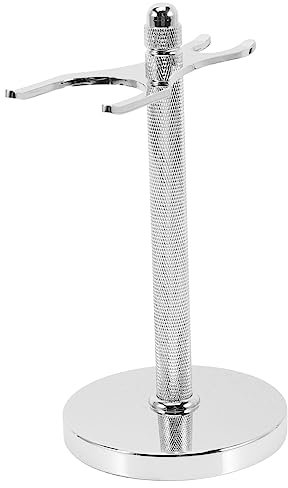 Angoily Aluminiumlegierung Rasiermesserhalter Und Rasierpinselständer Silber 31mm Halter Für Herren Rasierzubehör Badezimmer Organizer Zur Schnellen Trocknung Und Platzersparnis
