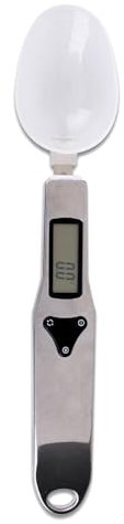 BTFO Digital Measuring Spoon Scale, 300g/0.1g High Precision Food Gram Measure Scoop Kitchen Baking Gadgets Tools Gifts with LCD Display Weighable Units g/oz/gn/ct