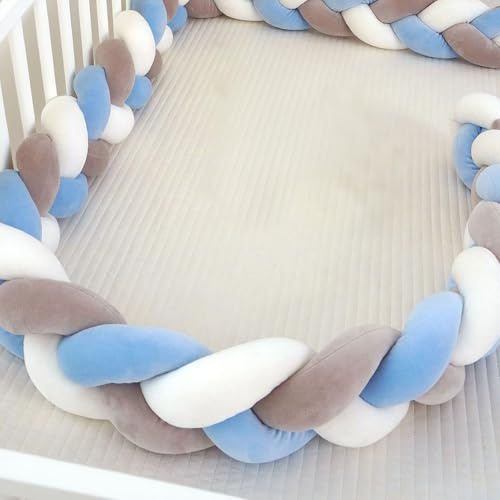GYCS Knotted Cushion, Decor Knot Pillow, Handmade Soft Knot Pillow, Braided Knotted Cushion, Cotton Bed Set All Round Braided Protector for Room Bed,A08,350cm