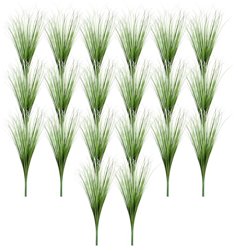 Jiavlyx 20 Bündel Künstliches Fuchsschwanzgras, 30cm Künstliche Gräser für Draußen, Kunstgräser Wie Echt, Gräser Künstlich, Wetterfest, UV-beständige, für Draußen, Drinnen, Haus, Garten