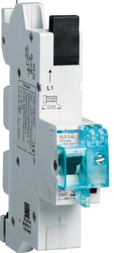 Hager HTS140E HTS140E Hauptleitungsschutzschalter 1polig 40A 400V