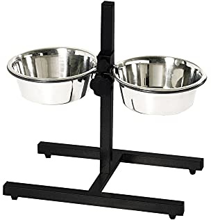 Nobby - 72833 - Support pour gamelles - 2 gamelles 2,8 l / 25 cm incluses