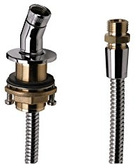 HG shower support rim mounted with hose