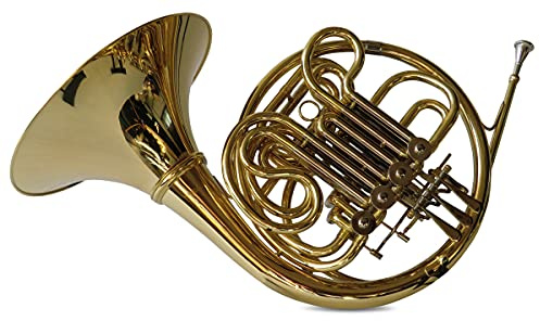Symphonie Westerwald Waldhorn/Doppelhorn in Bb/F, Gold/Silber inkl. Luxus-Hartschalenkoffer und Zubehör, Neu