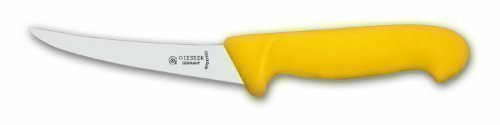 Giesser kniv benkniv gul 13 cm bladlängd böjd och stark blad – stark/styv – profimesser