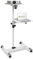 Techly 309593 Carrello Supporto per Proiettore Beamer Notebook PC Ripiani Regolabili Bianco