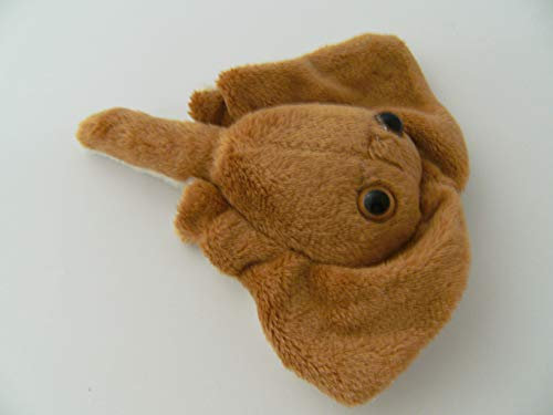 Stofftier Rochen 14 cm, Pettie, Kuscheltier, Plüschtier Wassertier