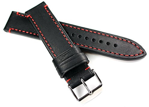 Sulla RIOS1931 CT Vintage Leder-Uhrenarmband aus echtem Rindsleder