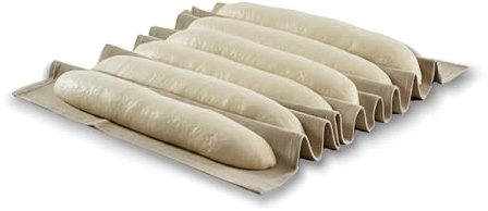 Professional Bread Cloth Bakers Couche – Premium Flax Linen Baking Cloth for Dough, Artisan Bread Proofing, Baguette Couche 35x26 – Loaves & Baguette Baking