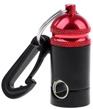 SGerste Red Black Universal Durable Anti-rust Plated Aluminum Regulator Octopus Hose Holder Retainer Keeper & Clip for Scuba Diving Snorkeling Dive Diver