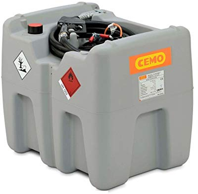 CEMO Tankanlage Tankstation Dieseltank mit 12V Pumpe Transporttank DT-Mobil Easy 210 Liter