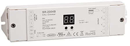 LED CONNEX DALI/PUSH Dimmer SR-2304B 12-36V DC 4CH 5A